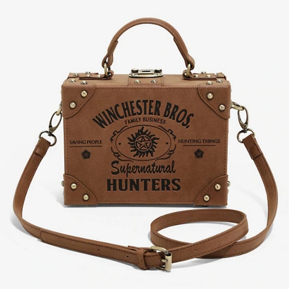 Bioworld Handbags - Supernatural Hunters Brown Suitcase Bag